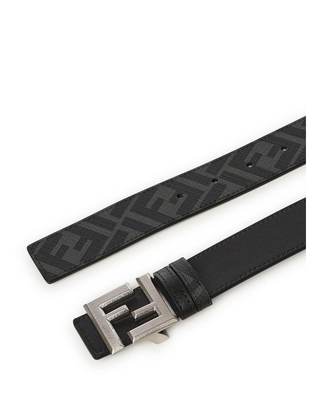 Fendi Black Belts Calfskin for men