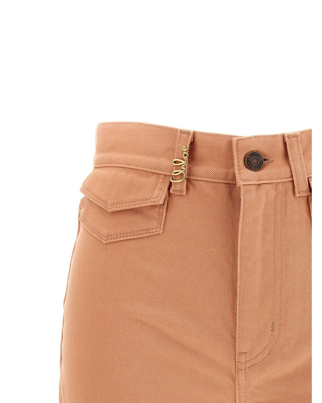 Chloé Natural Shorts