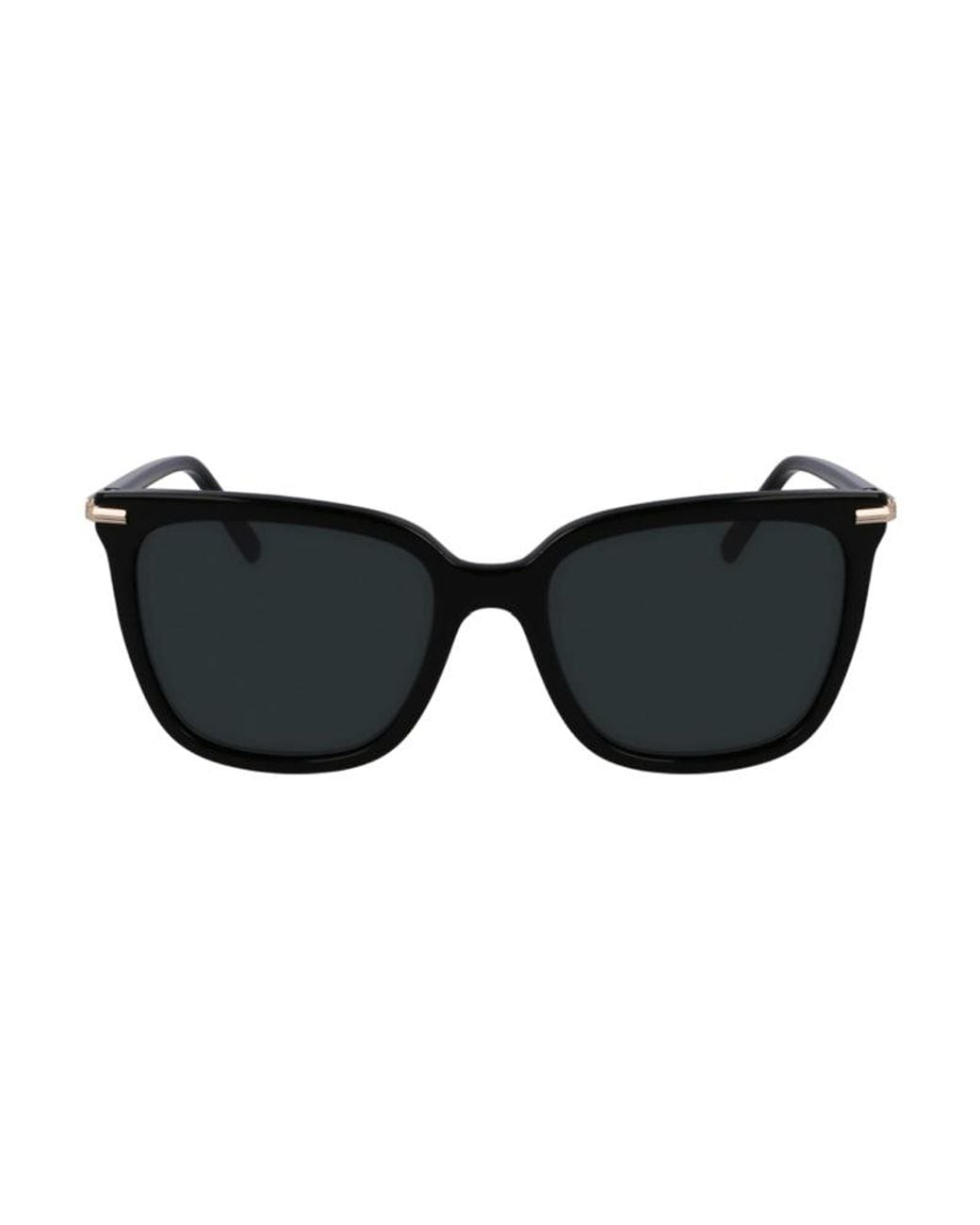 Ferragamo Black Frame And Lens Sunglasses