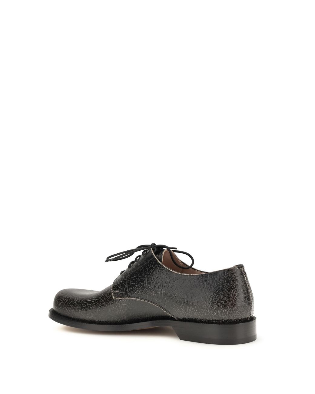 Loewe White Derby Lace-Ups Campo-Cream Calf Leather Lace-Up Shoes for men