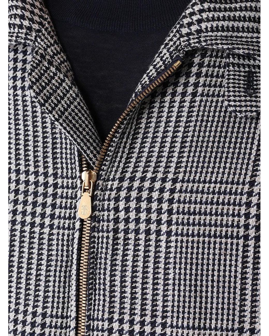 Brunello Cucinelli Gray Wool Blend Jacket for men