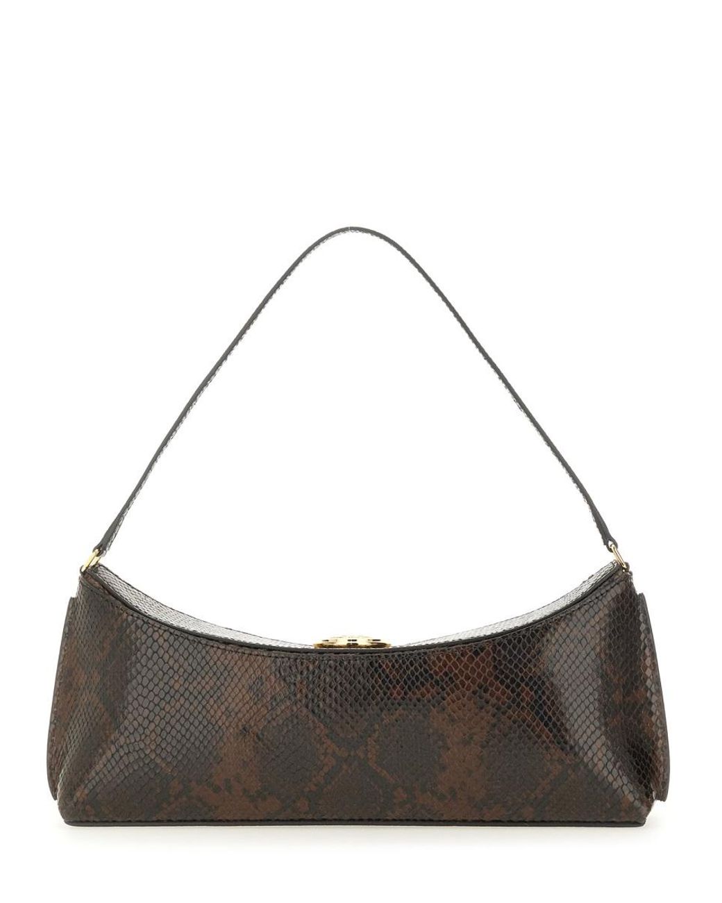 Jacquemus Black Clutch Bag Ovalo Leather Shoulder