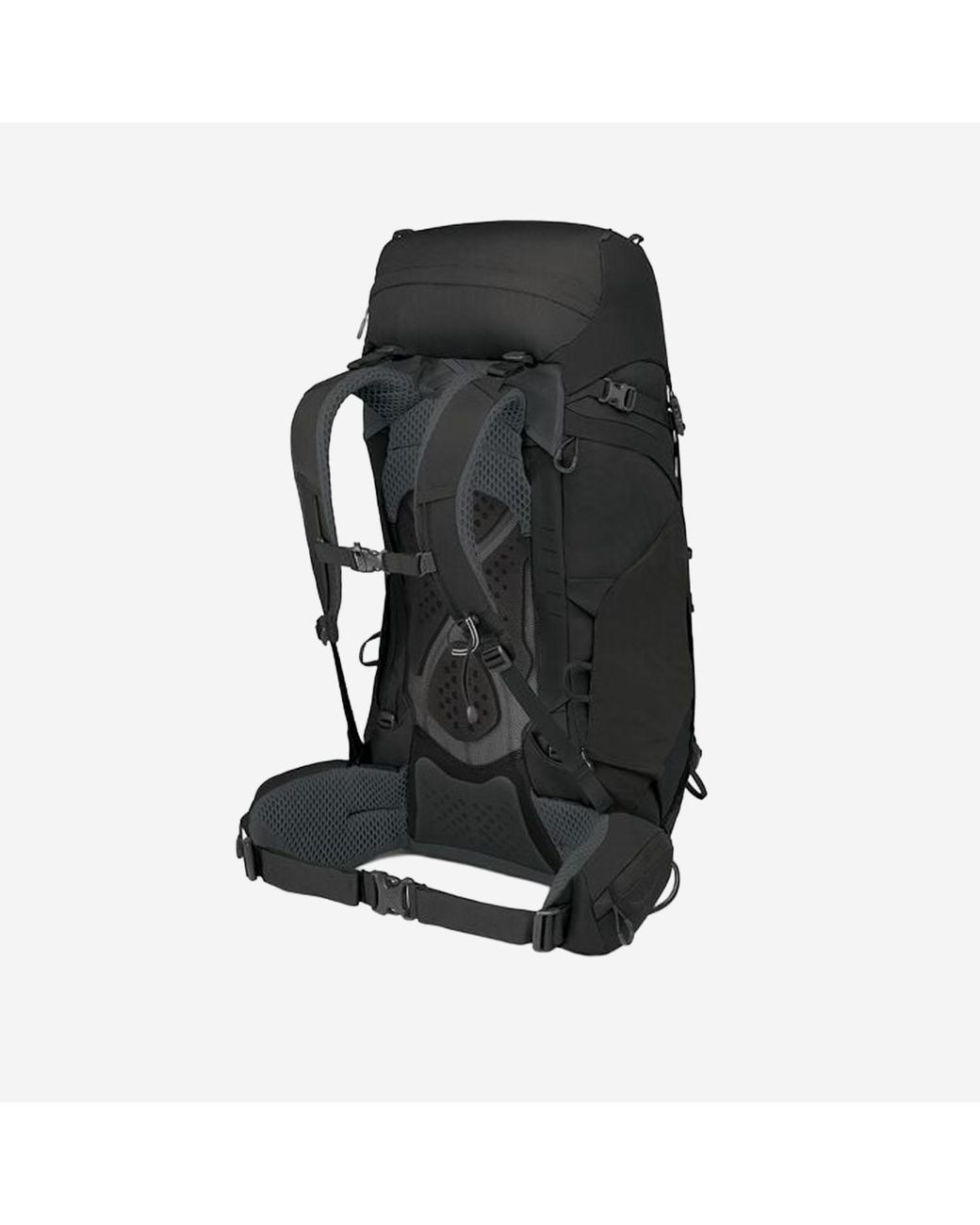 Osprey Black Kestrel 48 Backpack Recycled Polyamide Backpacks for men