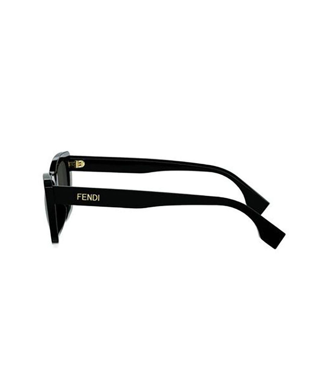 Fendi Black Sunglasses Acetate Eyewear
