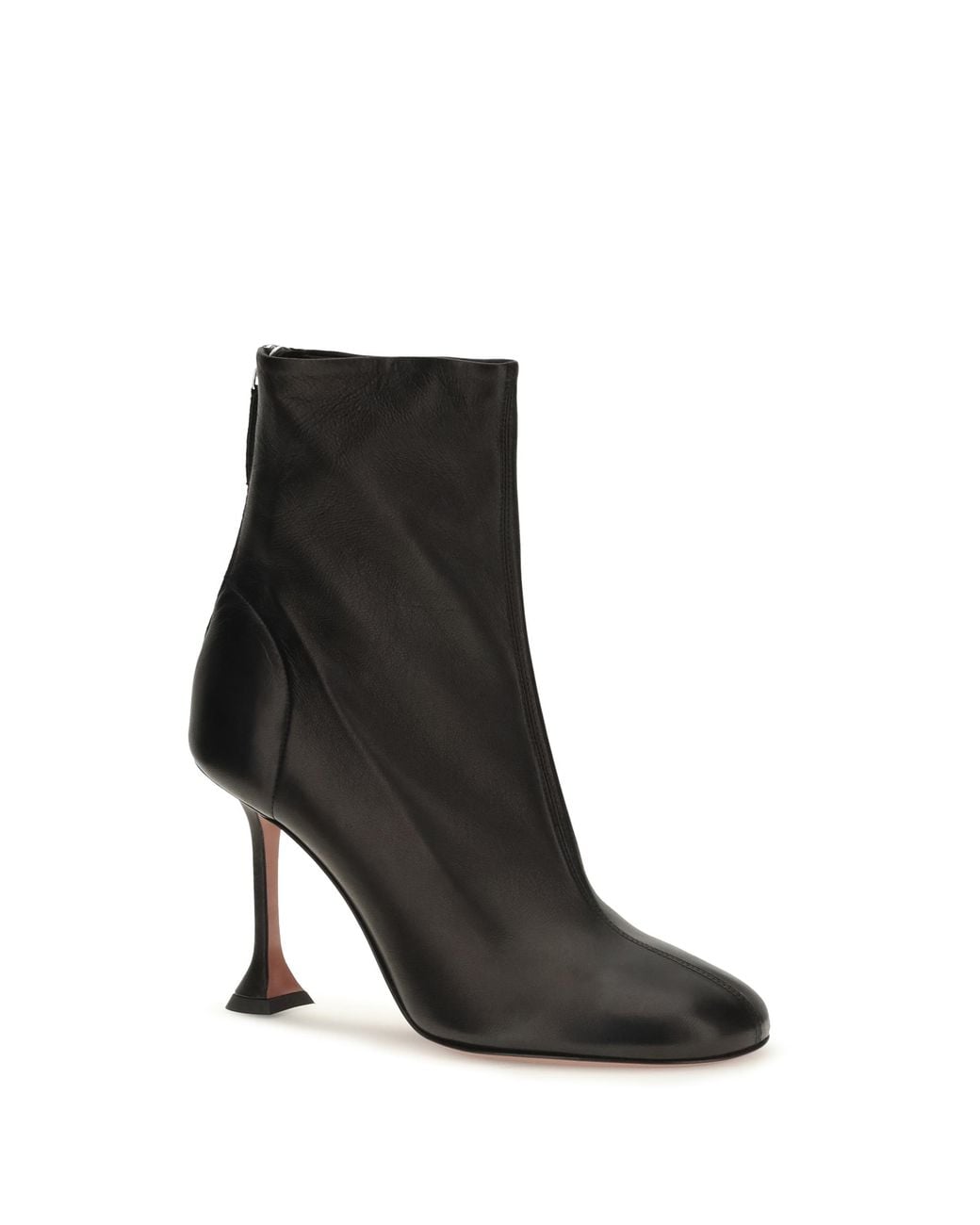 AMINA MUADDI Black Iris Nappa Booties Boot