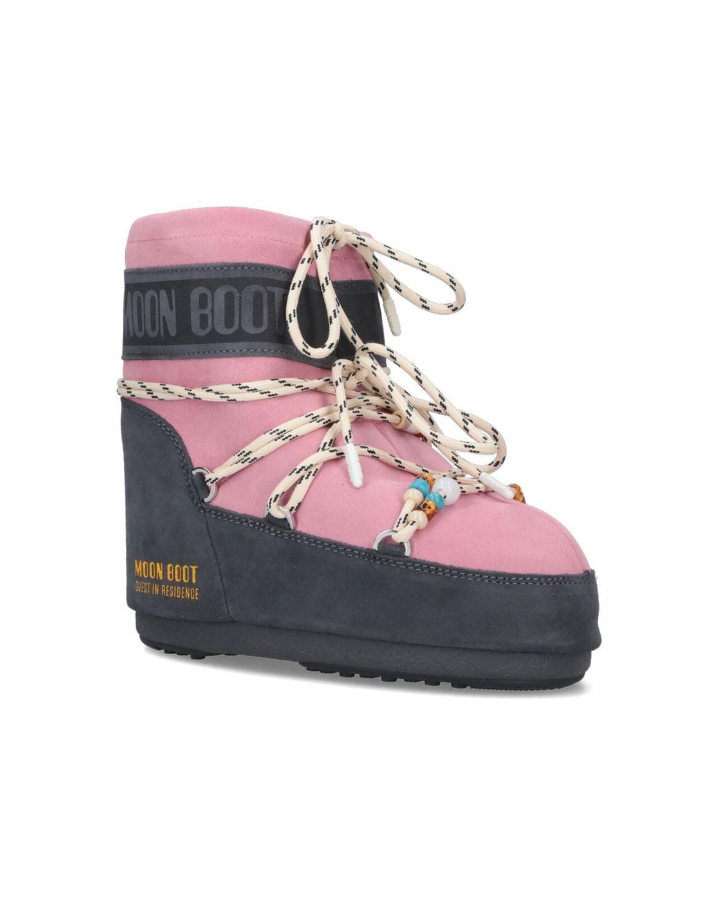 Moon Boot Pink Upper: Cow Suede