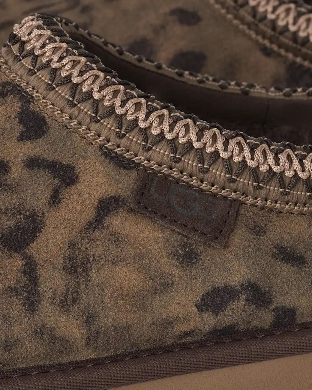 Ugg Brown Slippers Tasman Ii Leather Flat Shoes