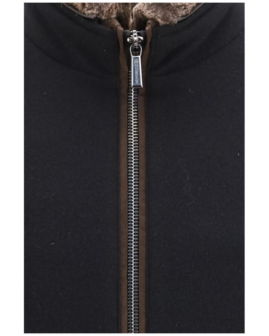 Moorer Black Bomber Jacket Bellati Mrw Padded & Down for men