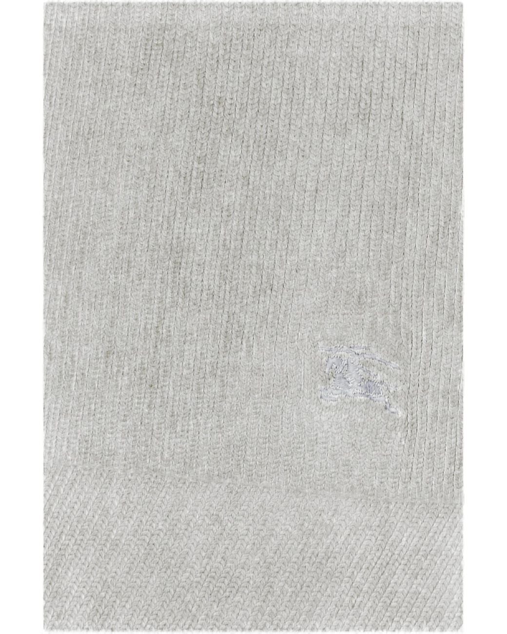 Burberry Green Burberry Ribbed Cashmere Scarf