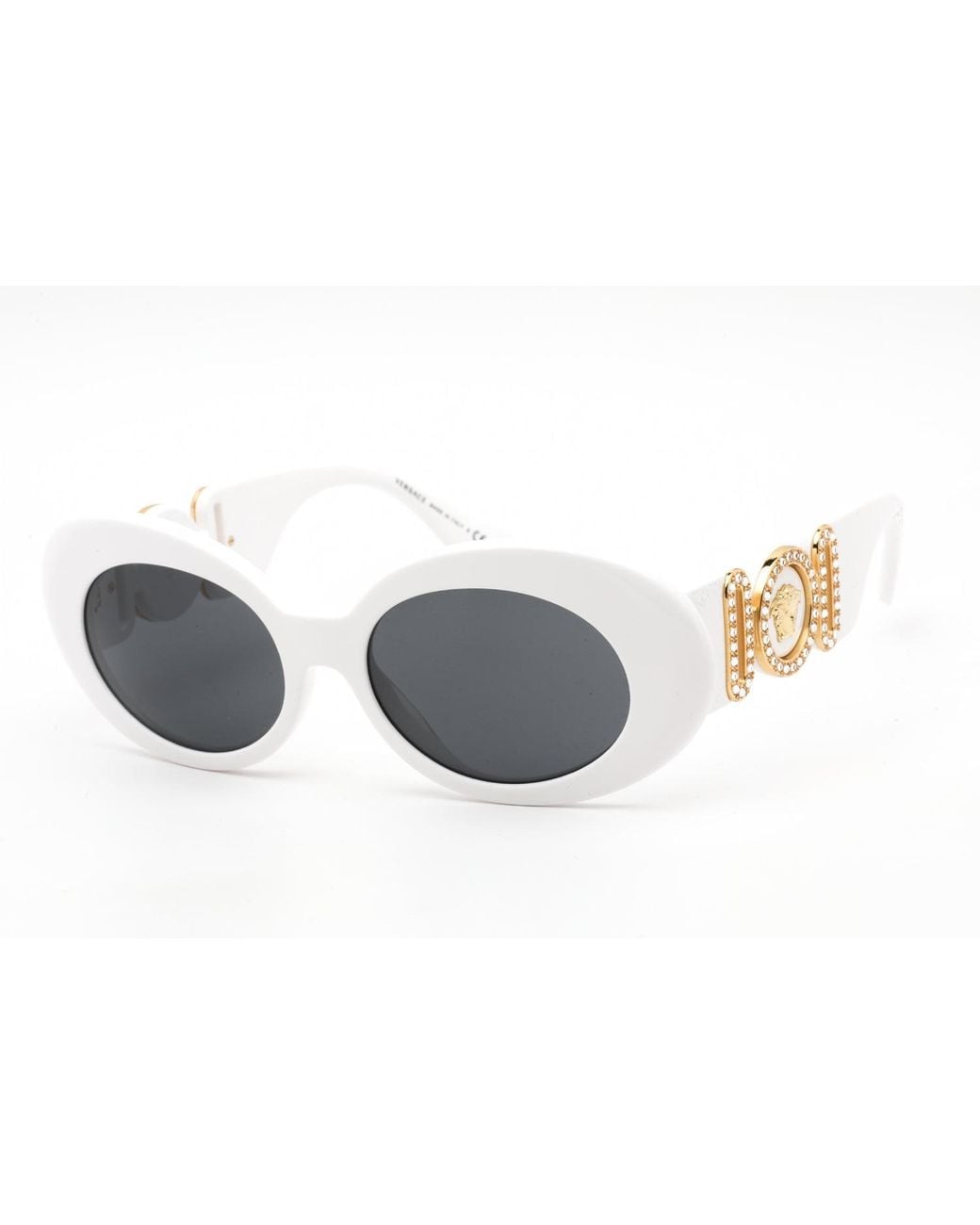 Versace Black Versace 0Ve4426Bu Oval Frame Sunglasses