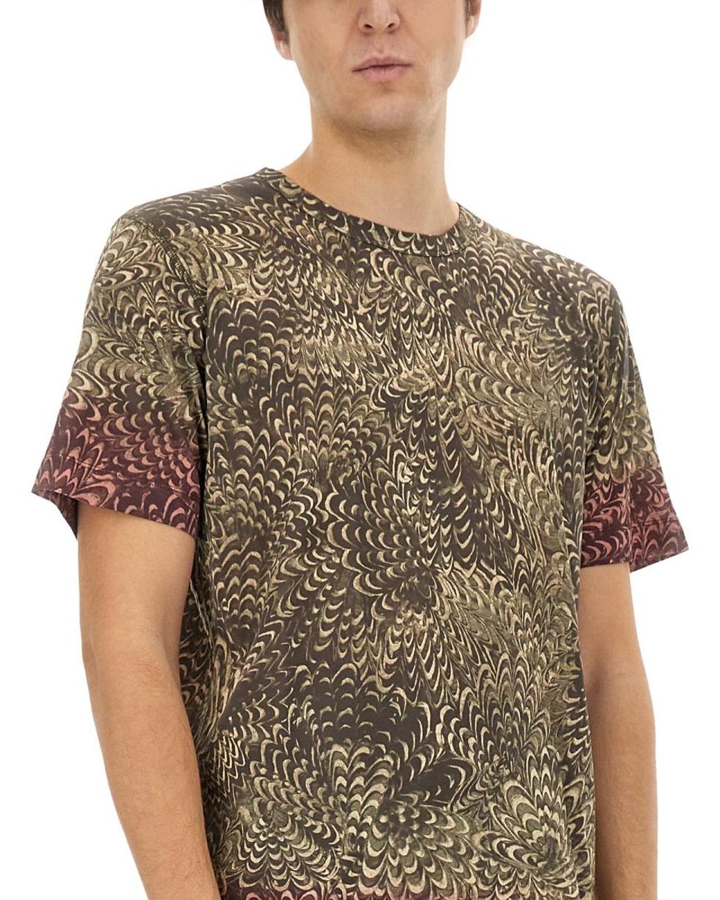 Dries Van Noten Multicolor Regular Fit T-Shirt Cotton T-Shirts for men