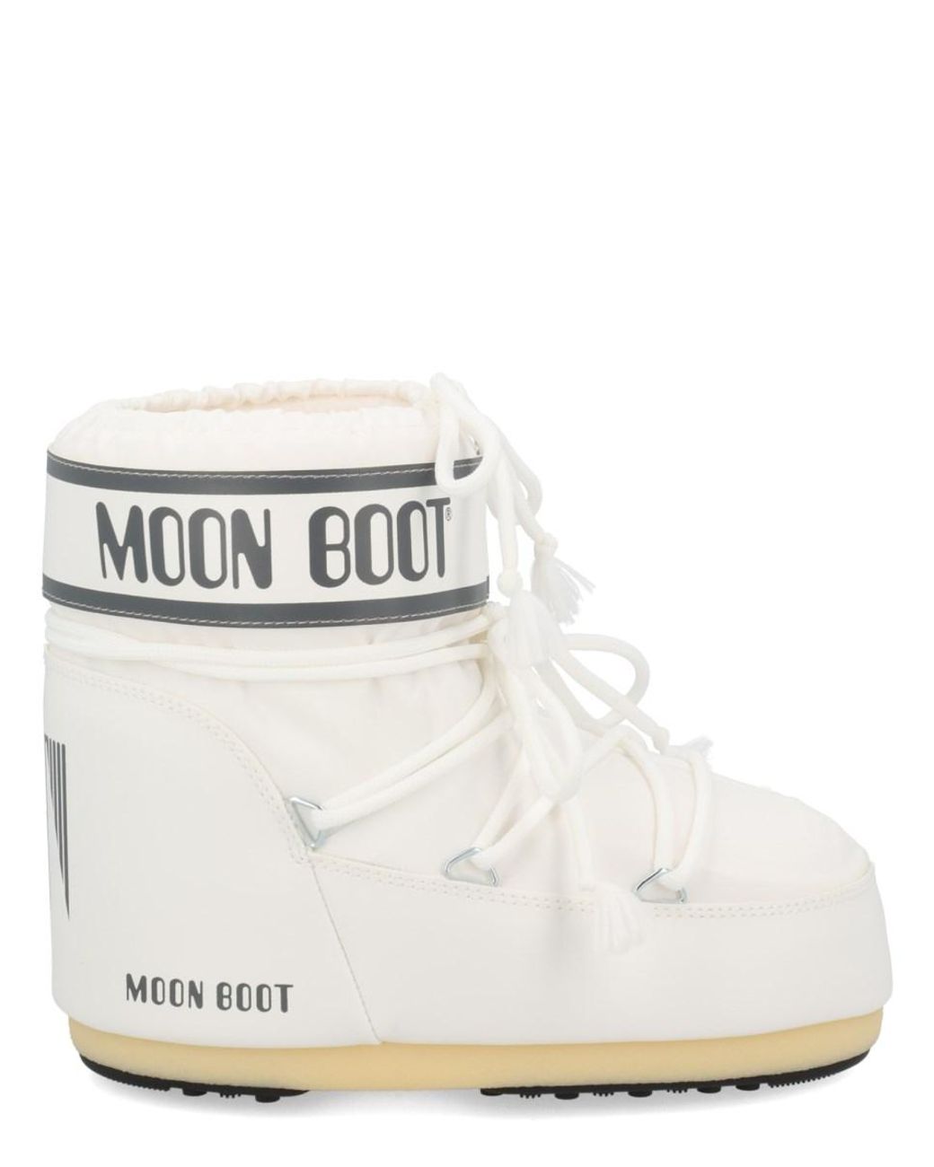 Moon Boot White Icon Low Boots Polyamide Polyvinyl Chloride