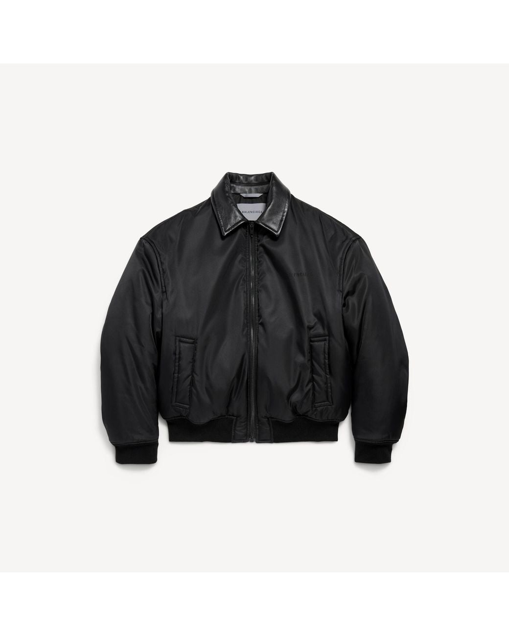 Balenciaga Black Cocoon Bomber Jackets for men
