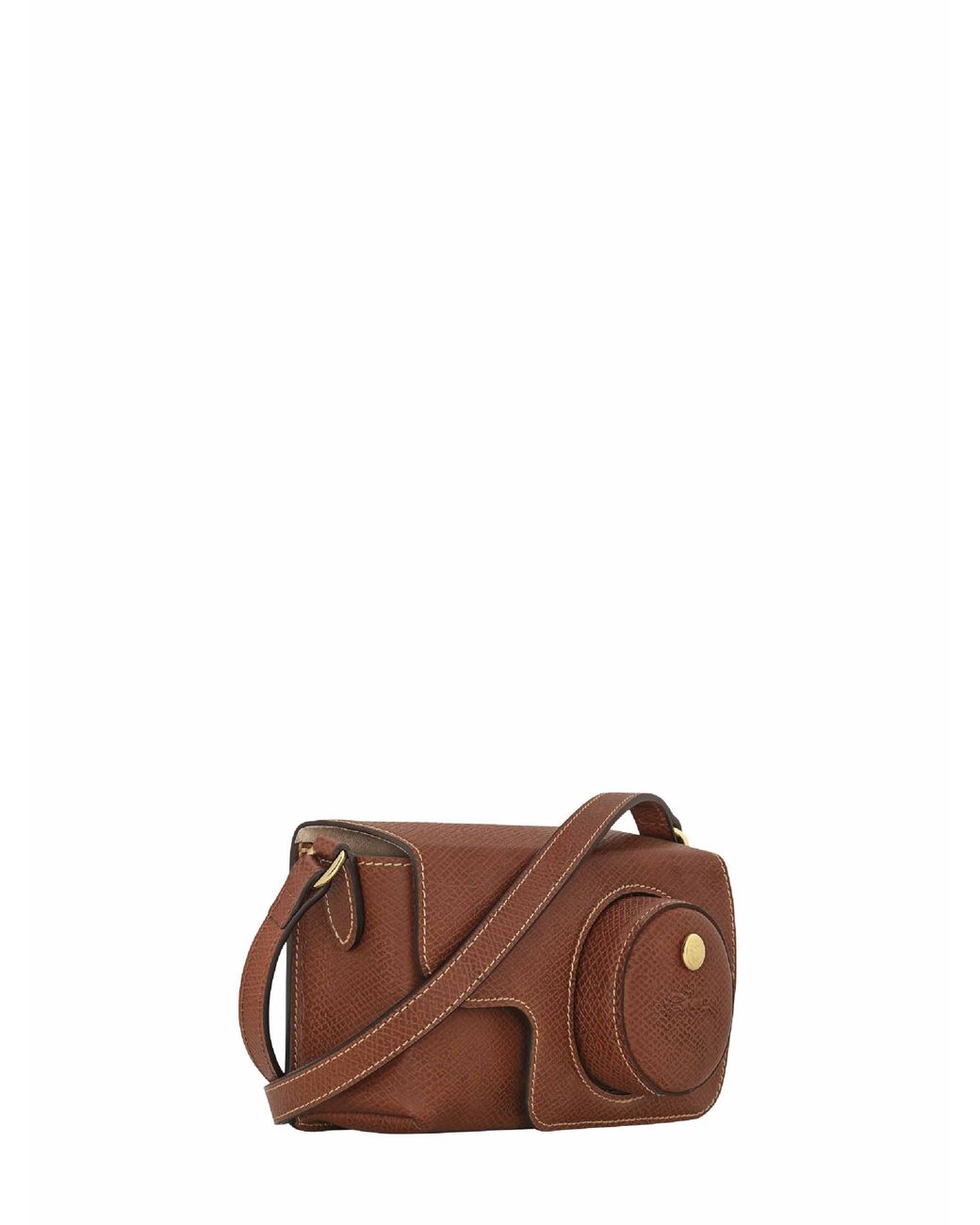 Longchamp Brown Crossbody Camera Bag Épure Calf Leather Shoulder