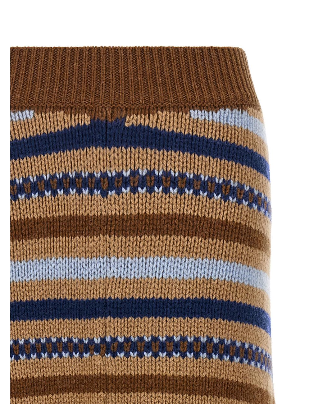 Alanui Black 'Sweet Winter' Skirt
