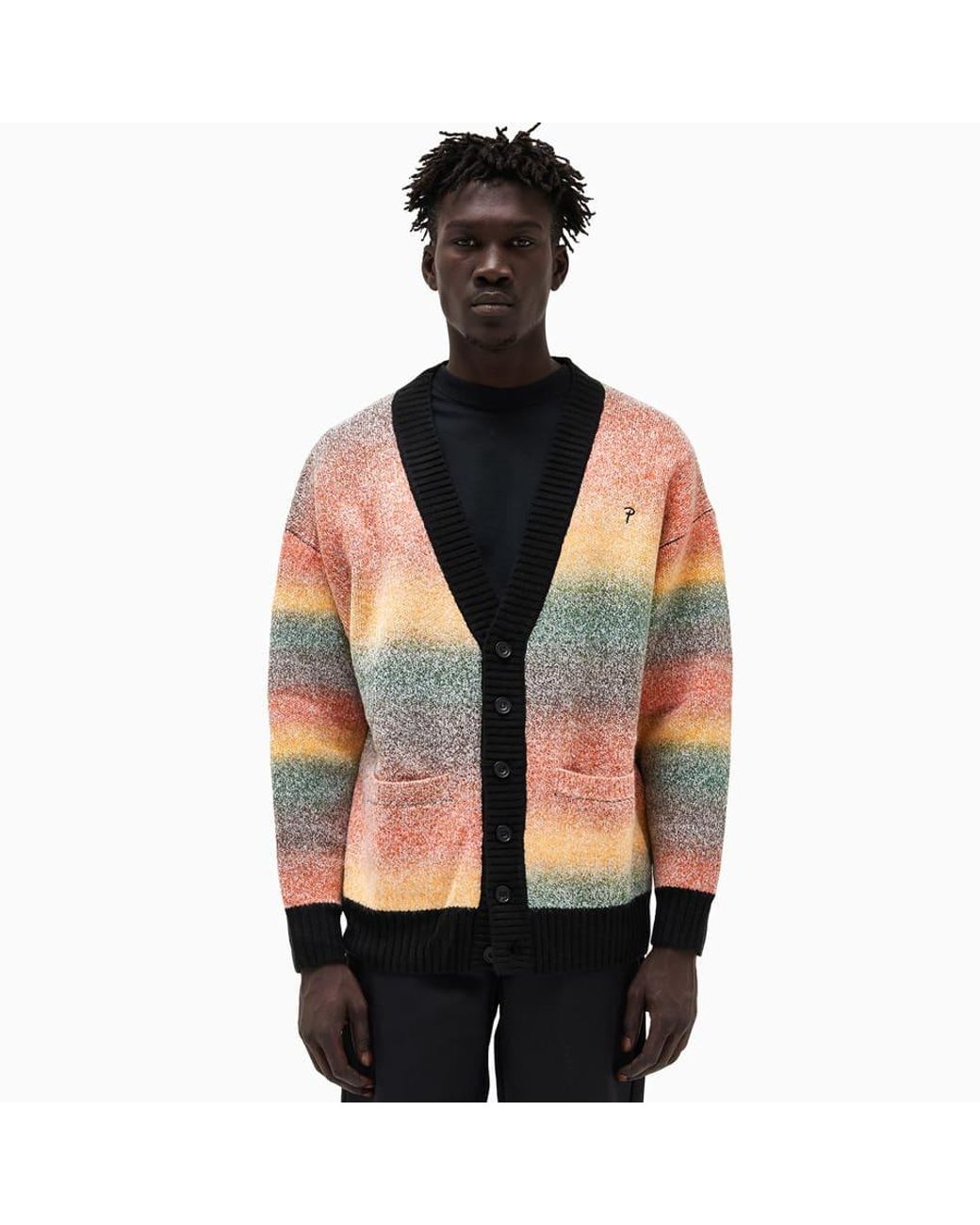 Men space cheap dye cardigan