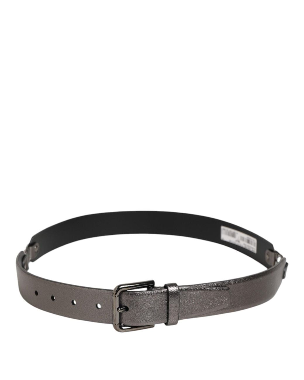 Dolce & Gabbana Black Dolce & Gabbana Pebbled Leather Belt for men