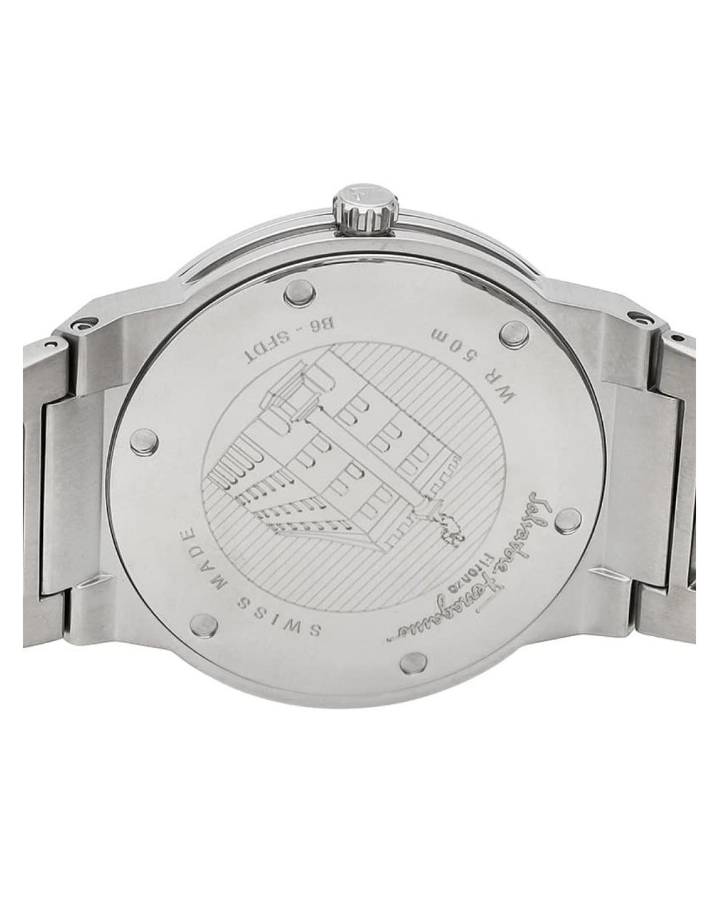 Ferragamo Metallic F80 Classic 41Mm Quartz Watch Bijoux for men