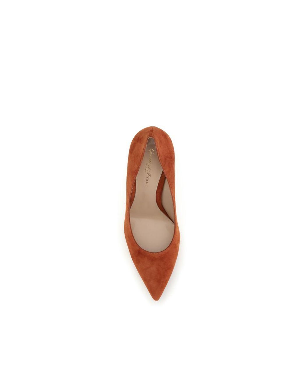 Gianvito Rossi Brown Calf Leather Bos Taurus High Heel Pumps
