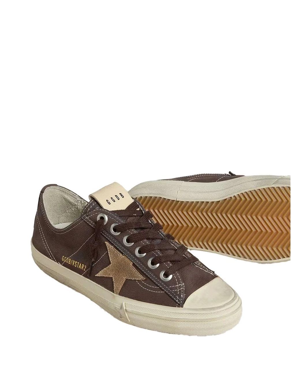 Golden Goose Deluxe Brand Brown Vstar Sneaker Tobacco