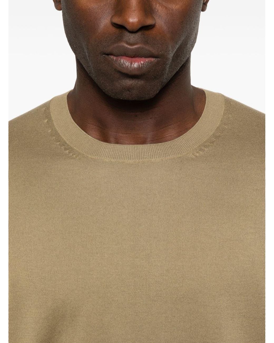 Tom Ford Blue Crew Neck Sweater Cotton for men