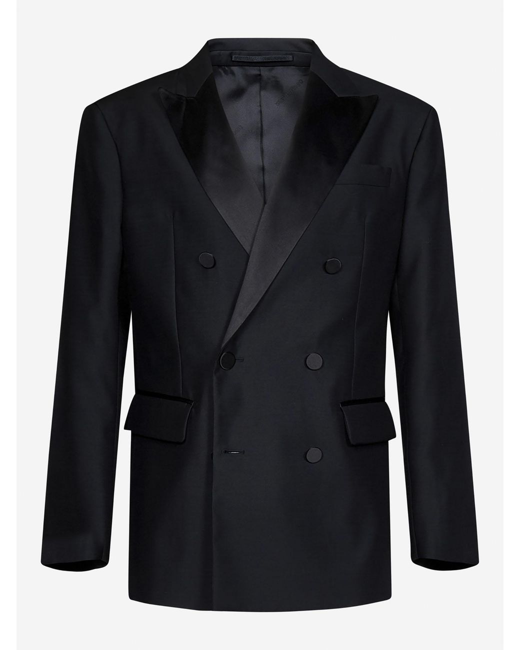 DSquared² Black Suit Chicago Virgin Wool Suits for men