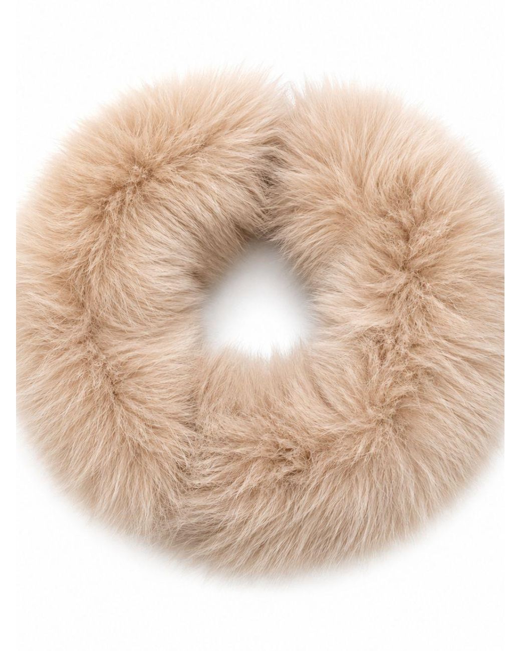 Yves Salomon Natural Headband Mink Fur Accessory