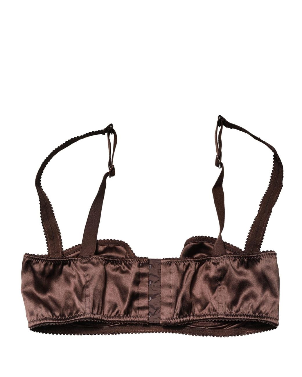 Dolce & Gabbana Brown Dolce & Gabbana Semi-Pad Underwire Balconette Bra