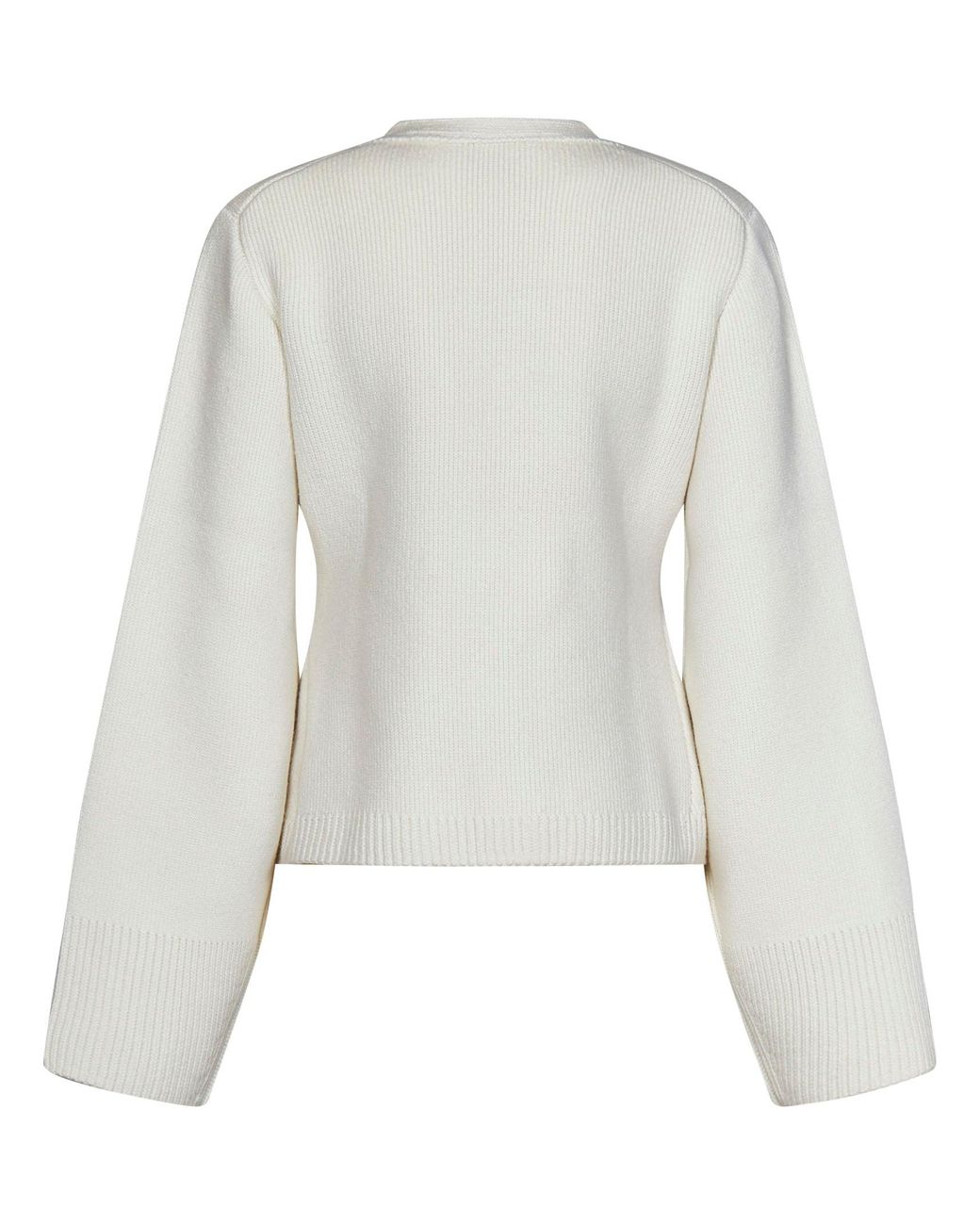Khaite White Cardigan