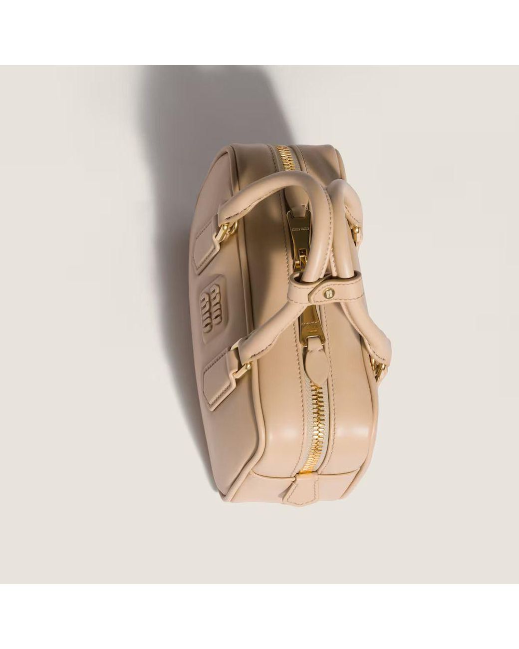 Miu Miu Natural Miu Miu Top Handle Bag