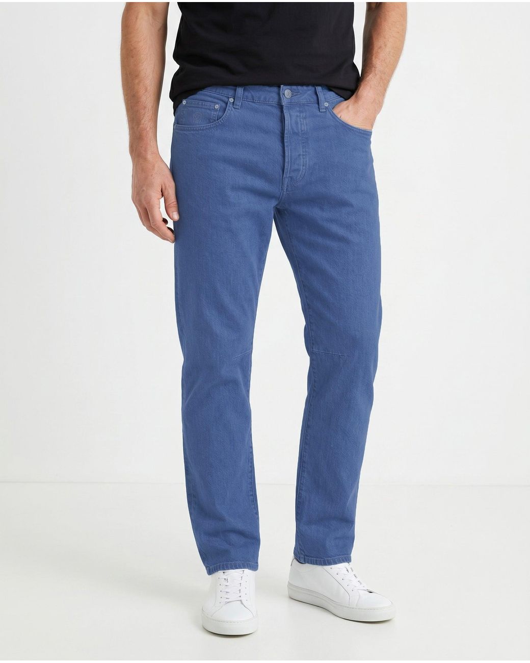 Brunello Cucinelli Blue Leisure Fit Trousers for men