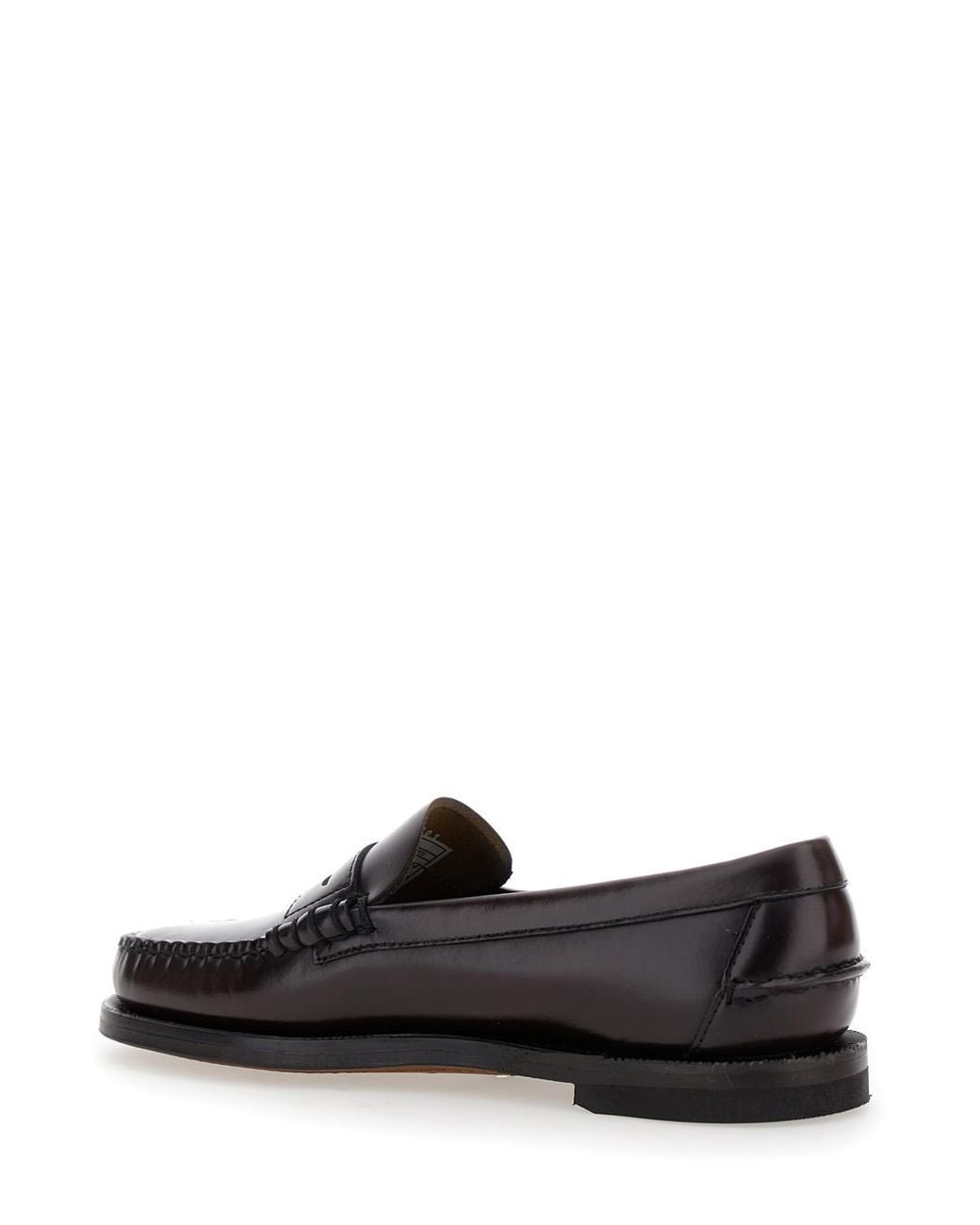 Sebago Black Dan Pull-On Loafers Leather