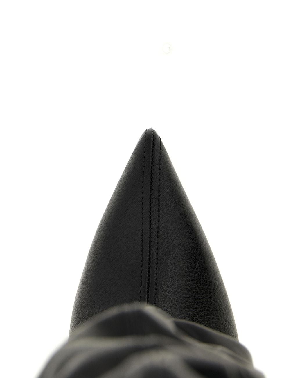Balmain Black Calfskin Over The Knee Shoe