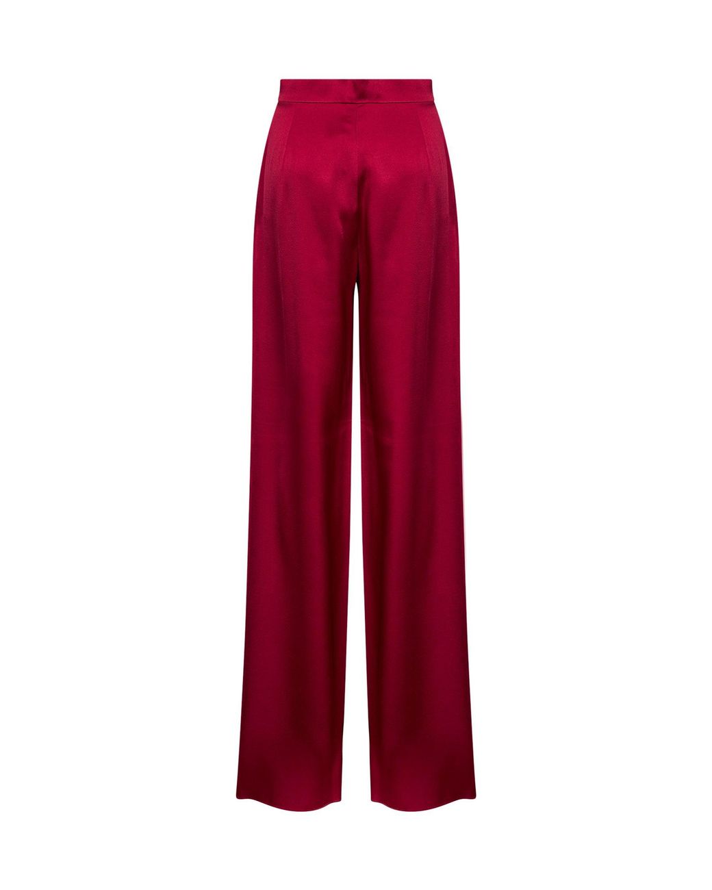 Max Mara Red Ruby Msealpaca Palazzo Trousers