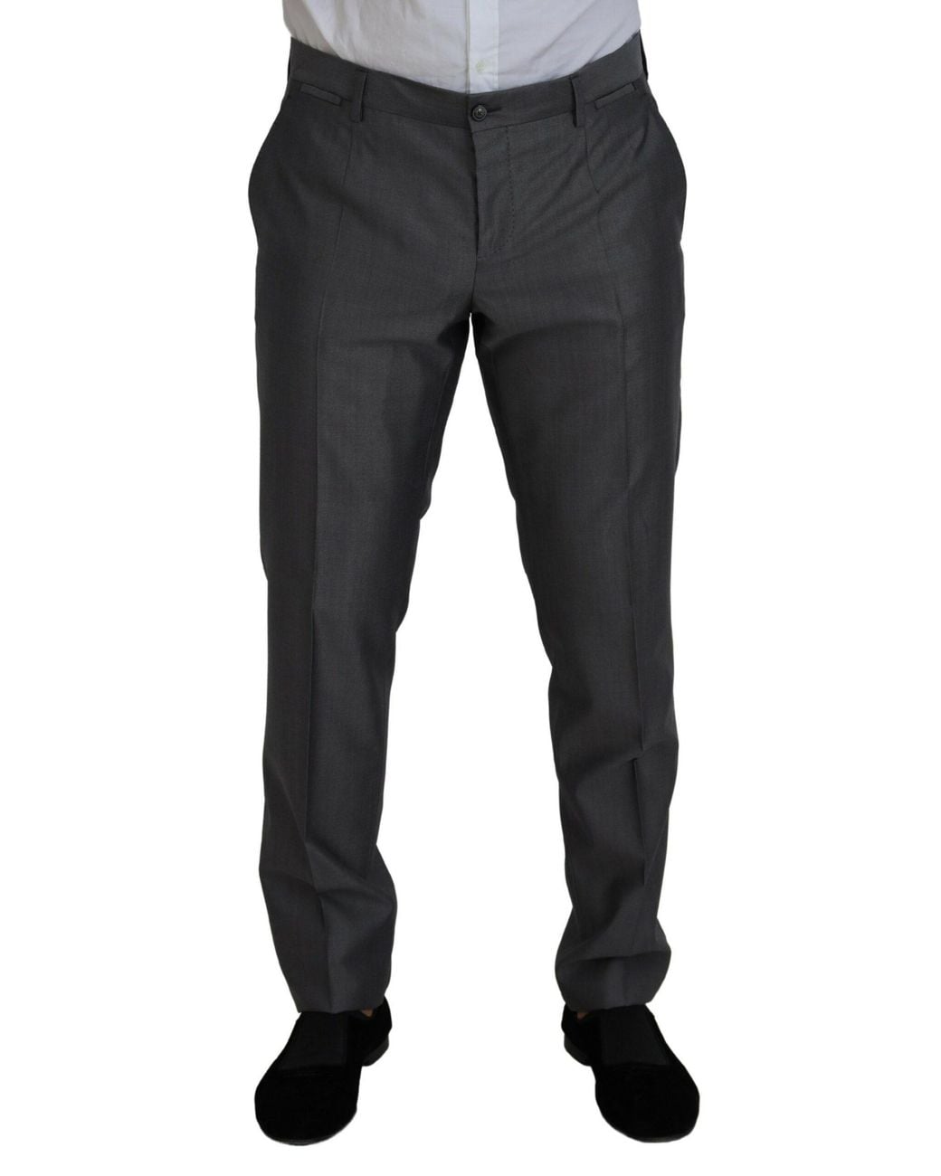 Dolce & Gabbana Black Sicilia 3 Piece Slim Fit Suit Wool for men