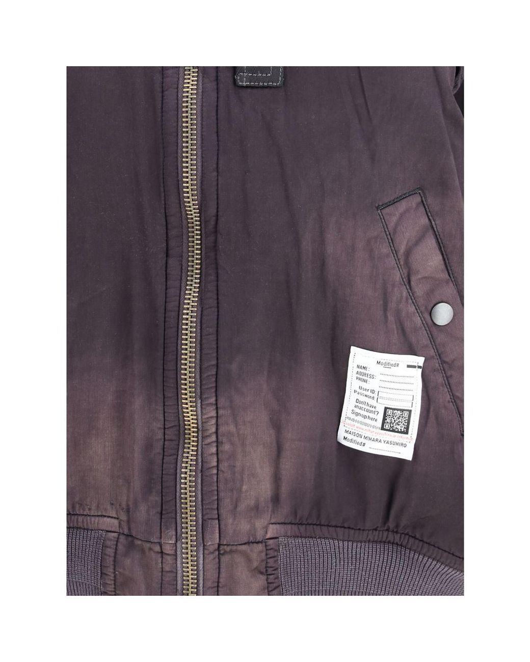 Maison Mihara Yasuhiro Purple Rayon Clothing for men