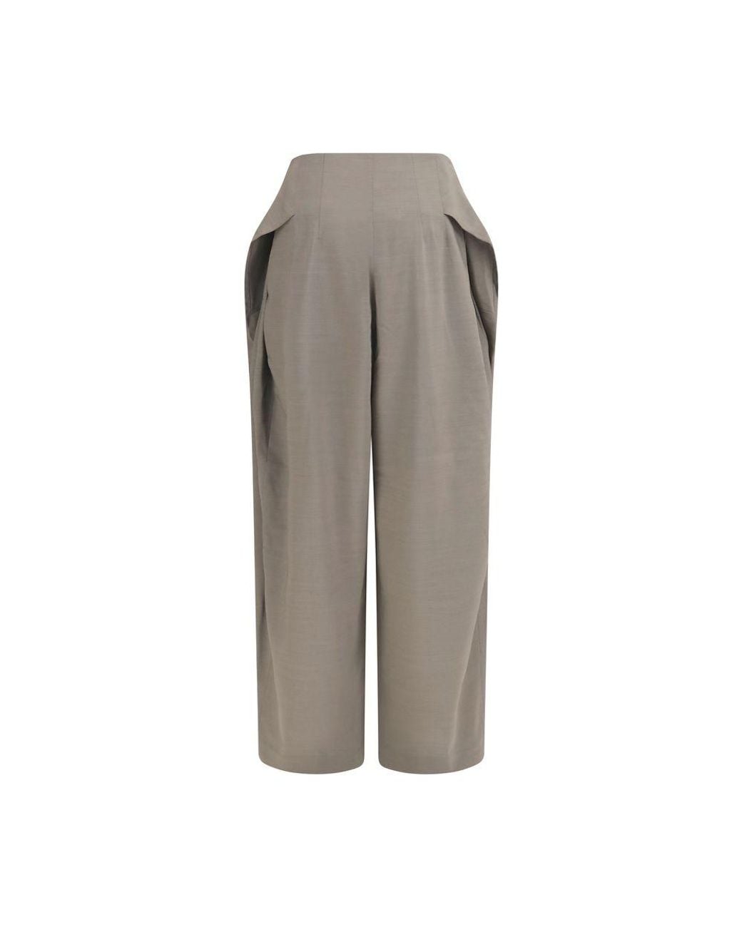 Jacquemus Gray Wool Oves Aries Fla Pants