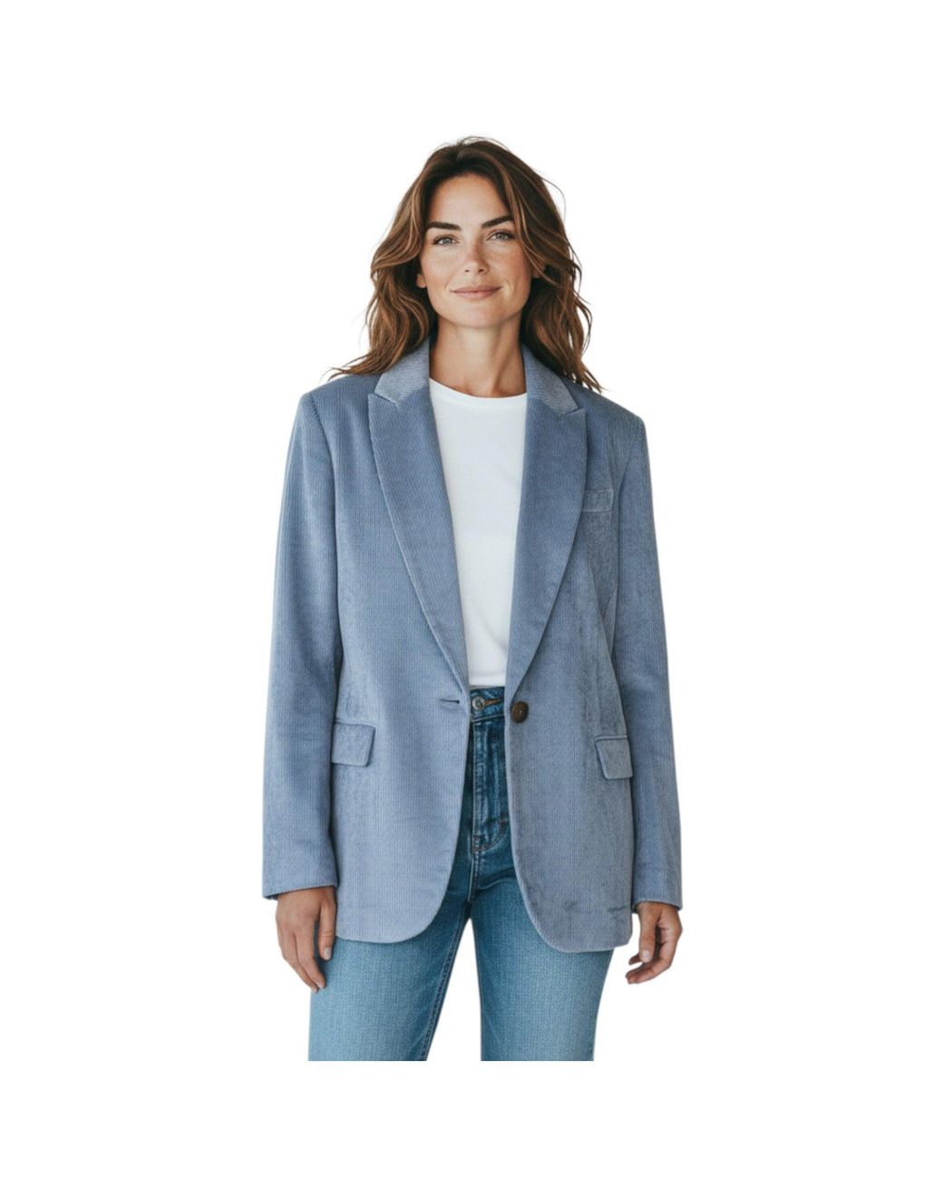 Brunello Cucinelli Blue Light Tailored Blazer