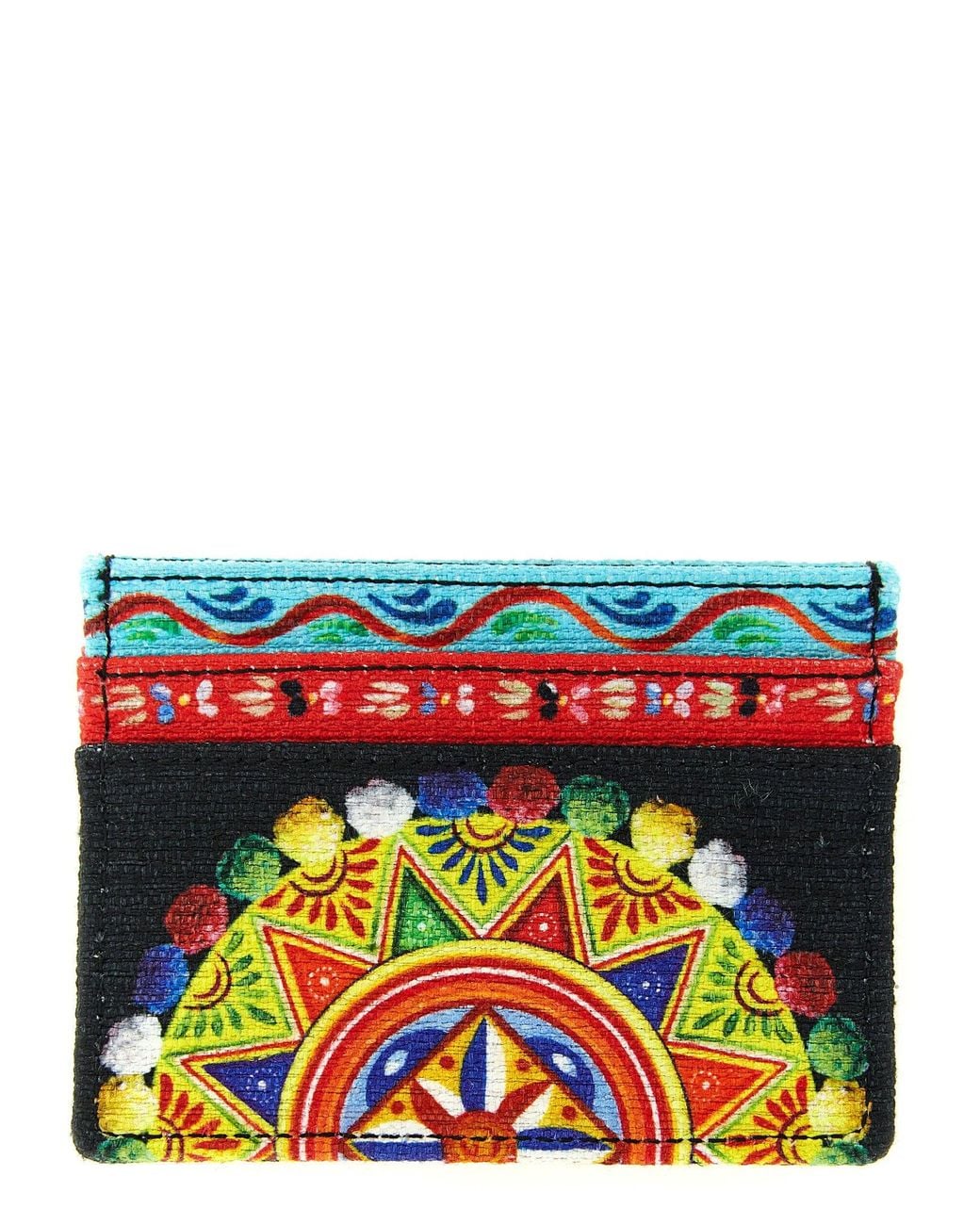 Dolce & Gabbana Red Dolce & Gabbana Carretto Card Case