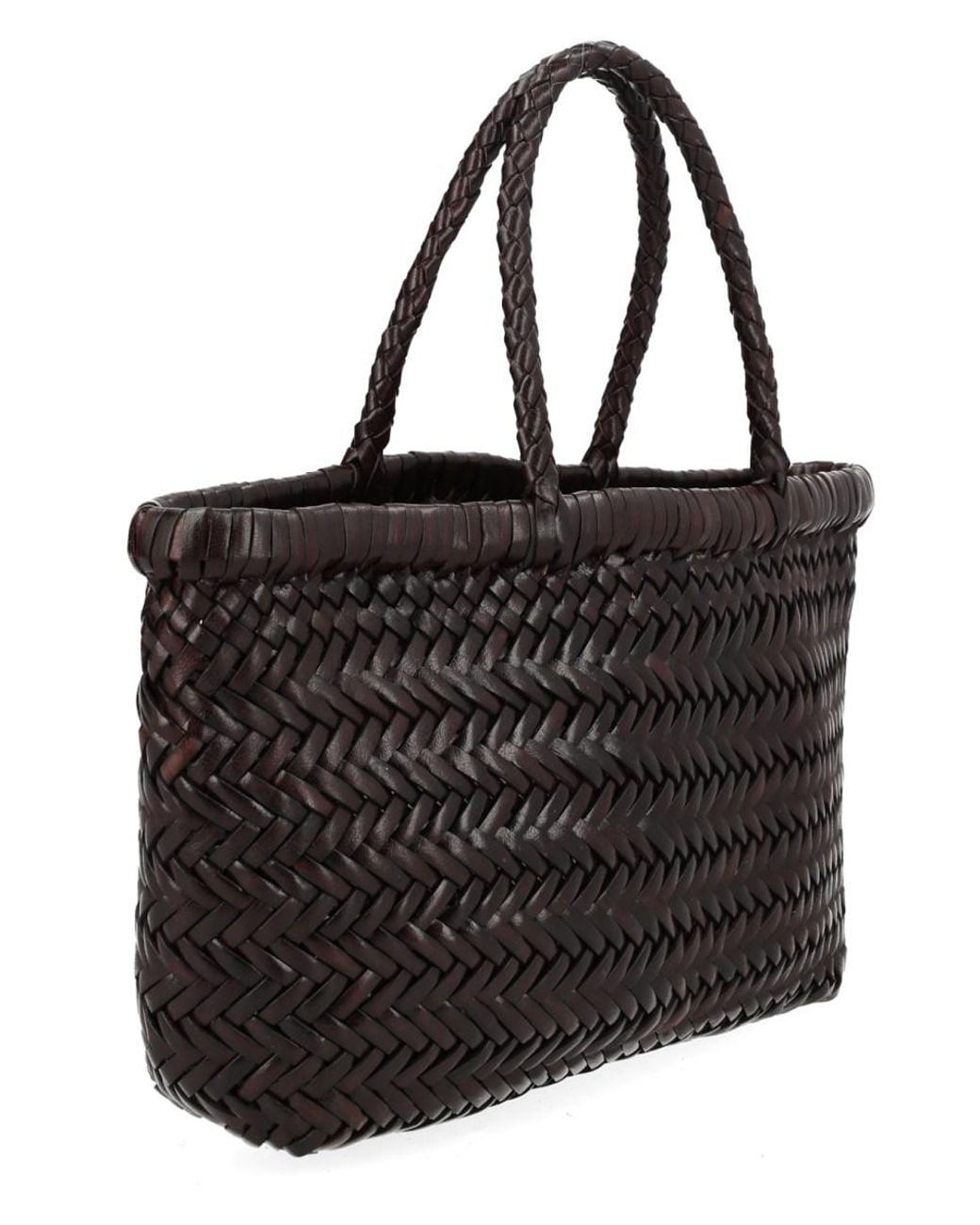 Dragon Diffusion Black Handbag Flat Gora Leather Hand Bags