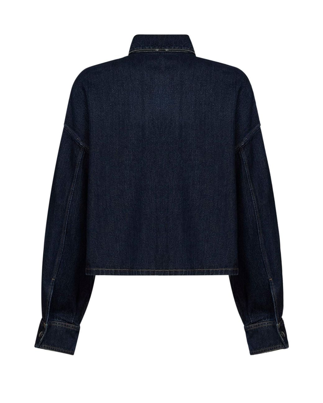 Prada Blue Denim Shirt Cotton