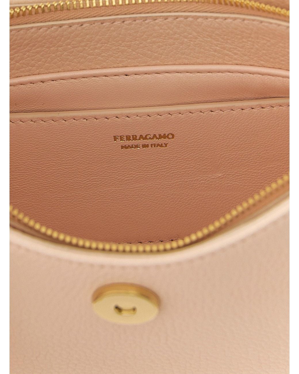 Ferragamo Natural Gabry Shoulder Bag