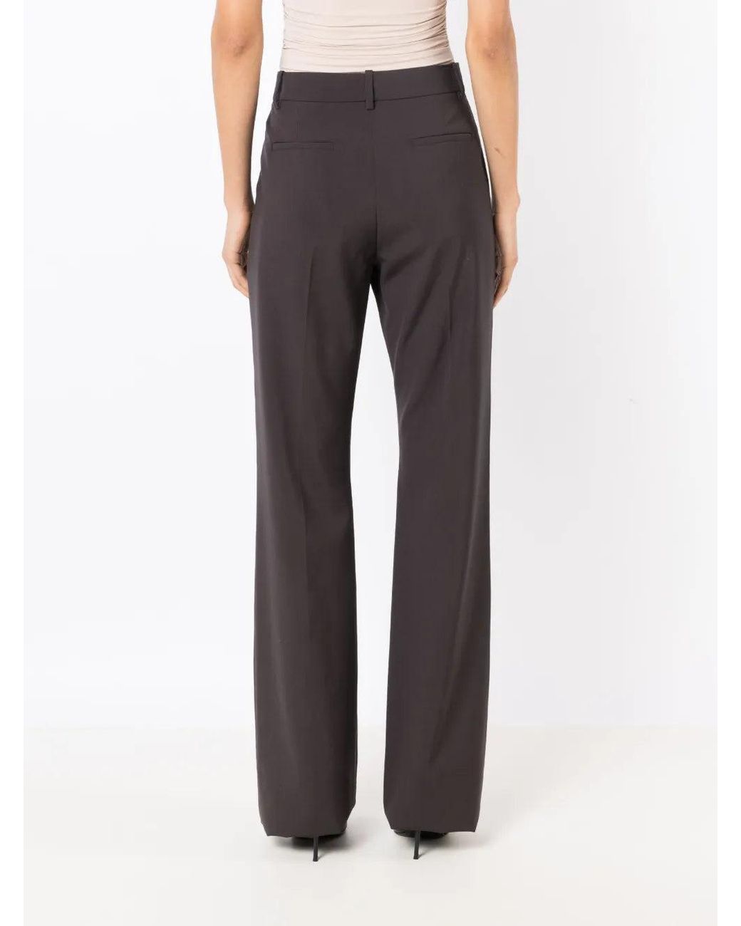 Valentino Black High-Waisted Flared Trousers