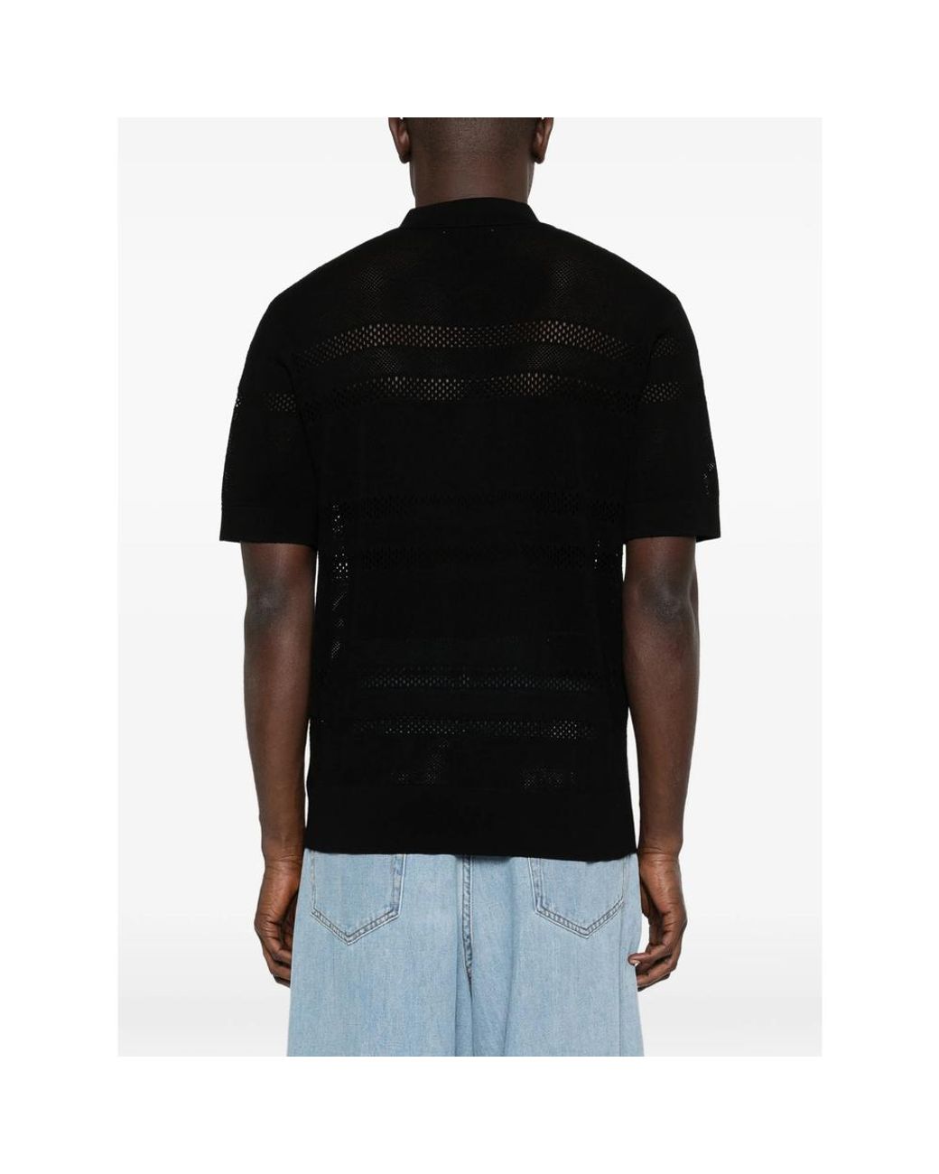 Dries Van Noten Black Polo Shirts for men
