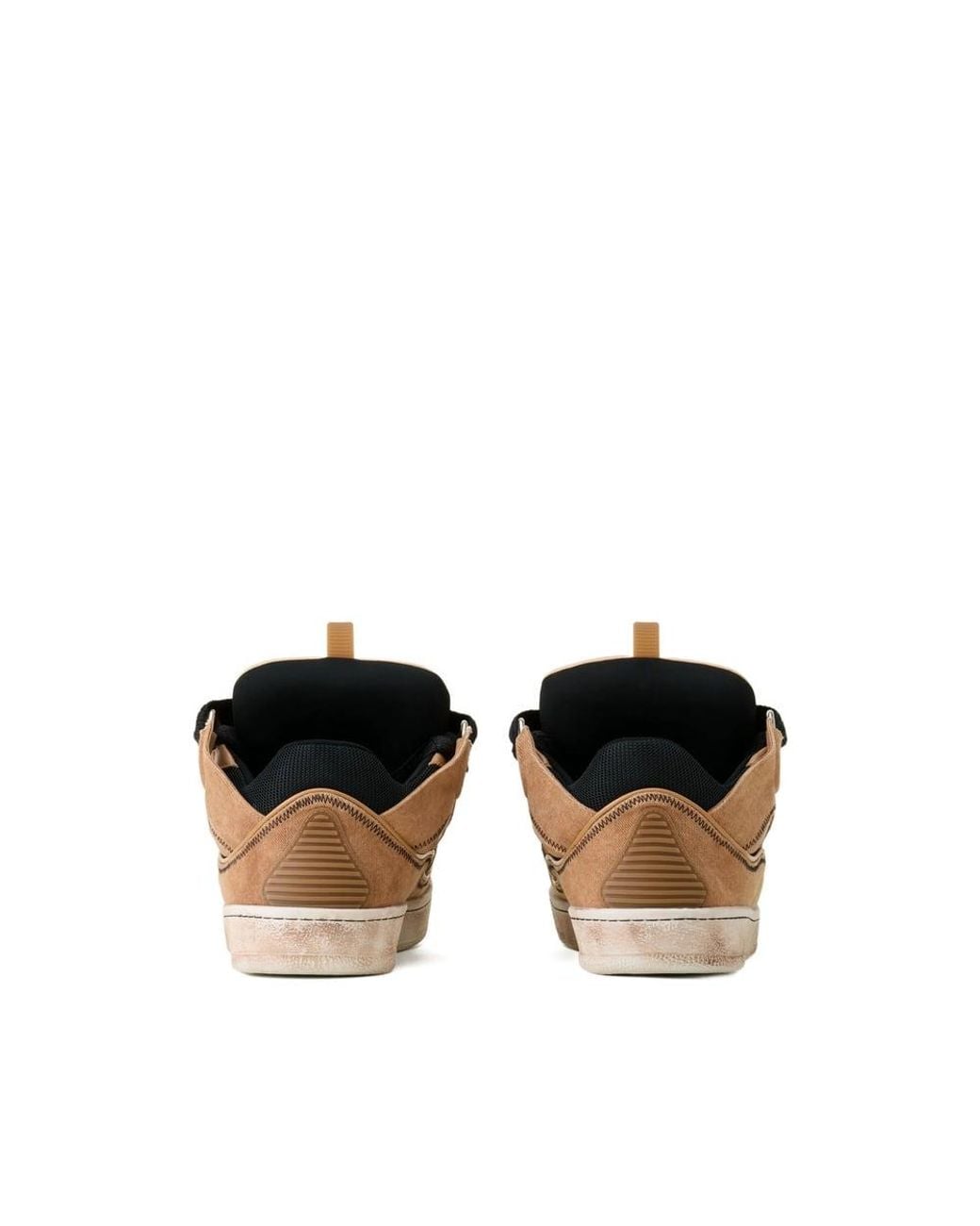 Lanvin Brown Curb Sneakers