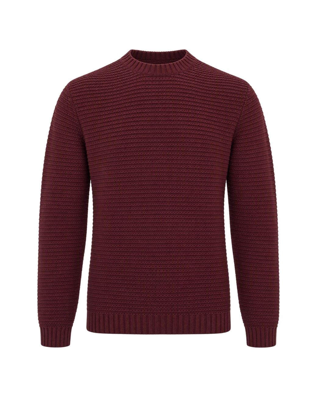 Arte' Purple Crewneck Sweater Cotton for men