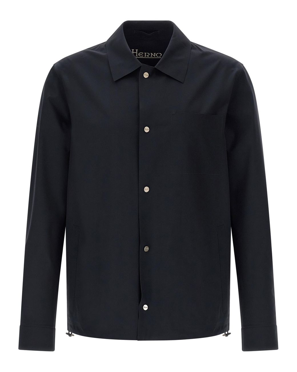 Herno Blue Polyamide Shell Jacket for men
