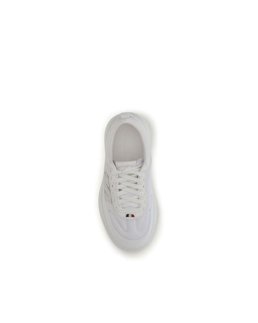 Moncler White Polyamide Athletic Sneakers