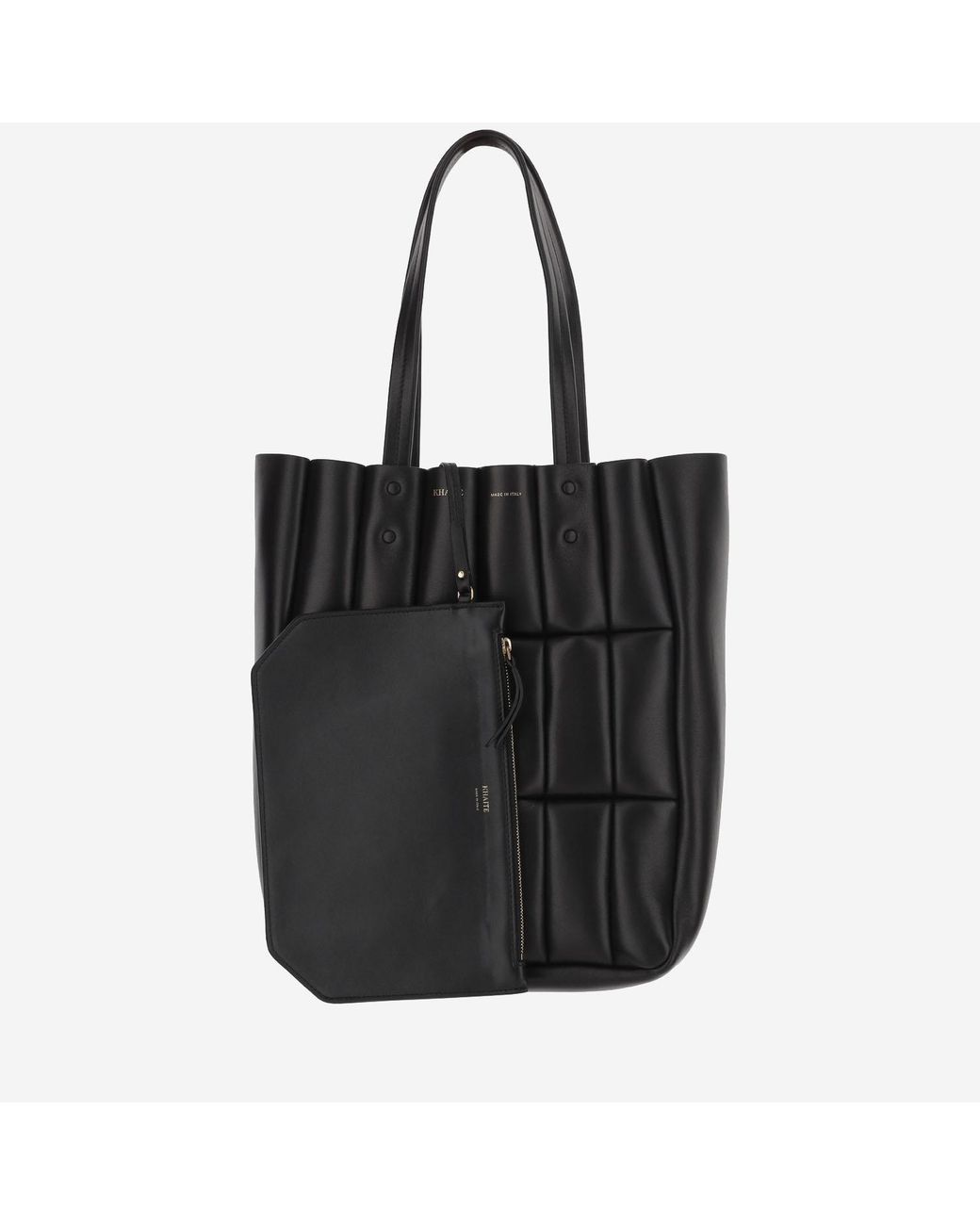 Khaite Black Small Zoe Tote Bag Lambskin Shoulder