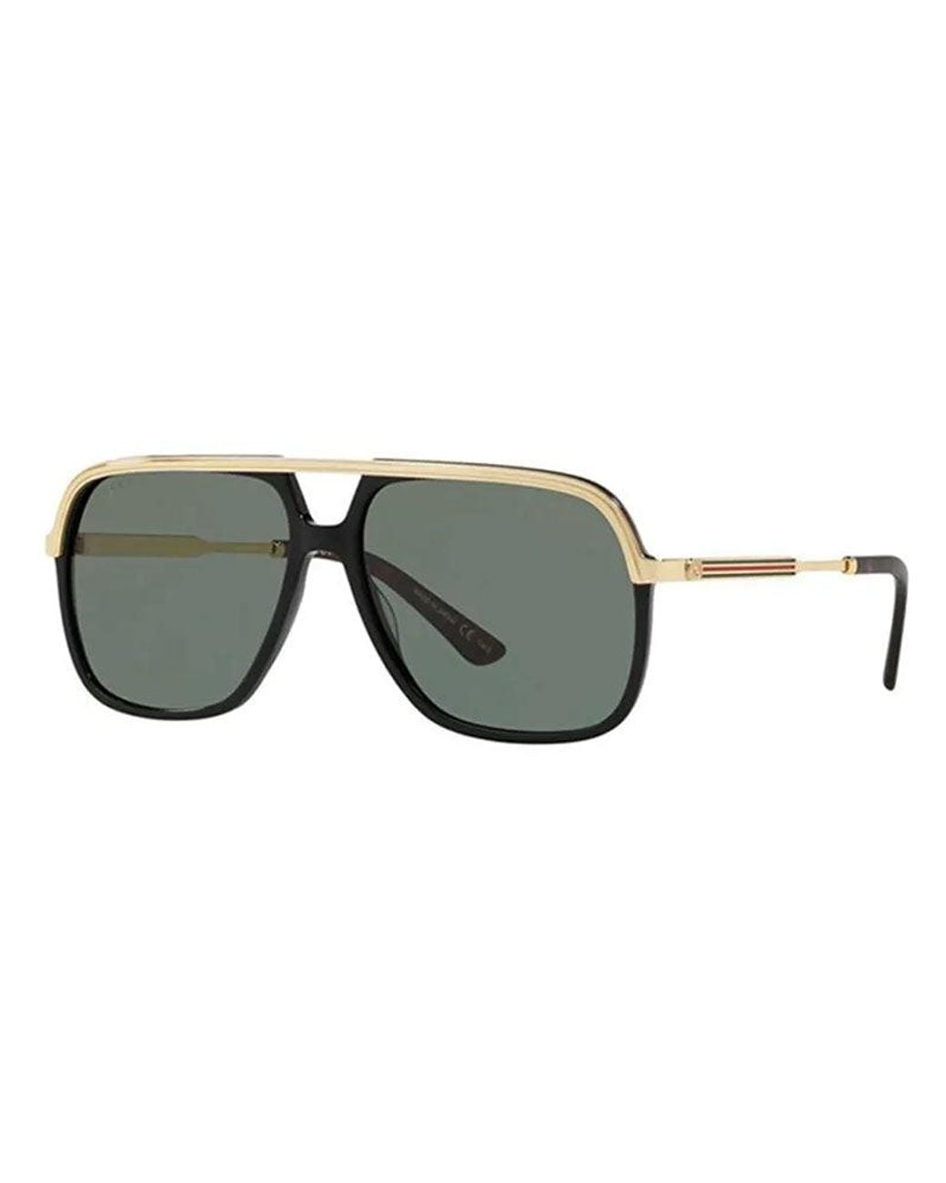 Gucci Gray Sunglasses Aviator Full Rim, Frame And Lens Gg0200S001